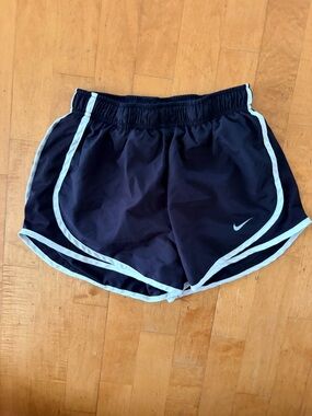 Nike Women's black Running Shorts with white trim